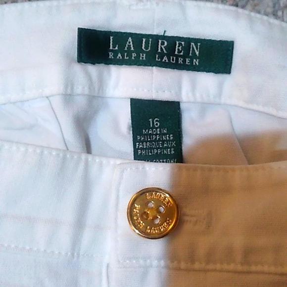Women's Ralph Lauren White Jeans - Picture 3 of 5